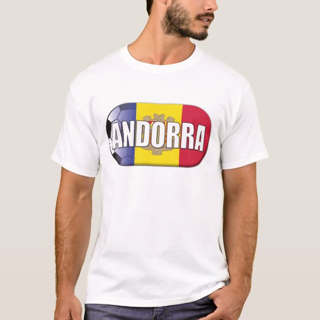 Andorra-Fußball T-Shirt (Vorderseite)