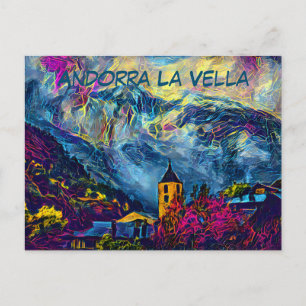 Andorra La Vella, Postkarte