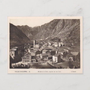 Andorra la vella postkarte