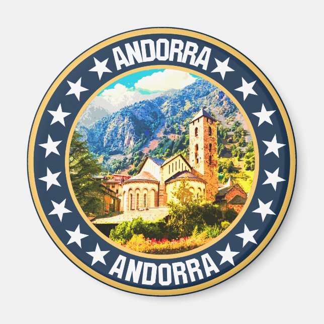 Andorra Magnet (Vorne)