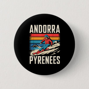 Andorra Pyrenäen Skigebiet, Spaß beim alpinen Skif Button