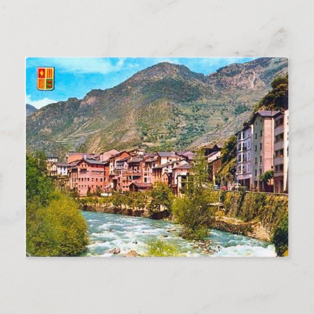 ANDORRA Saint Julia de Loria Postkarte (Vorderseite)