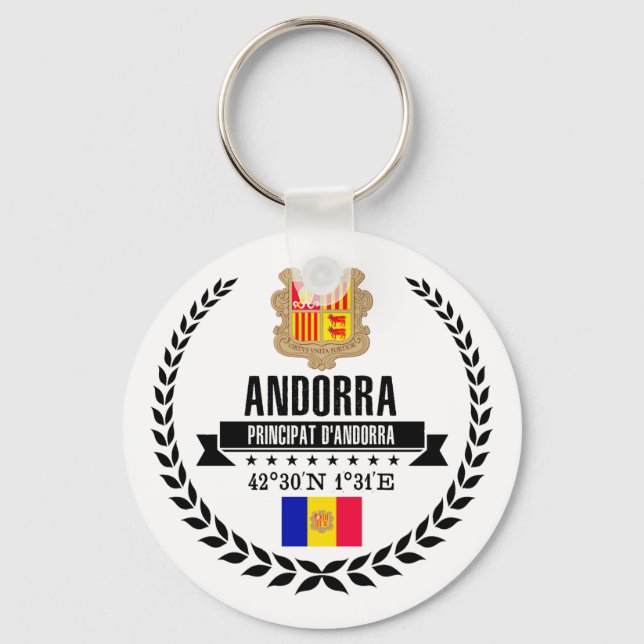 Andorra Schlüsselanhänger (Vorderseite)
