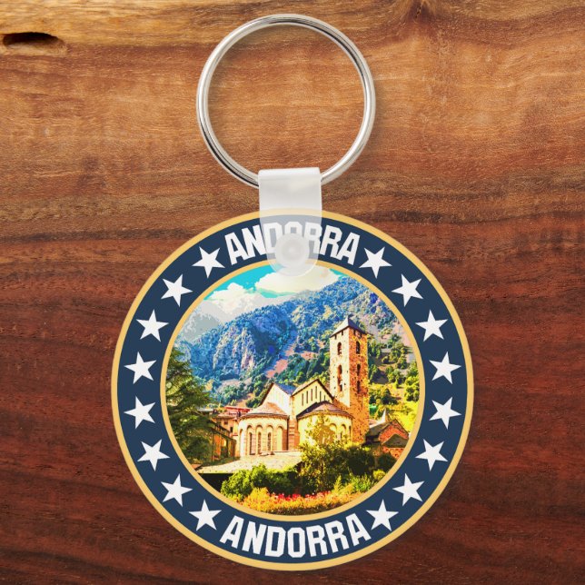 Andorra Schlüsselanhänger (Vorderseite)