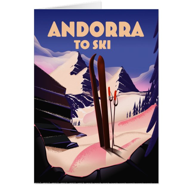 Andorra Skipposter. (Vorne)