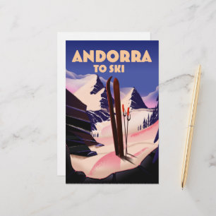 Andorra Skipposter. Briefpapier