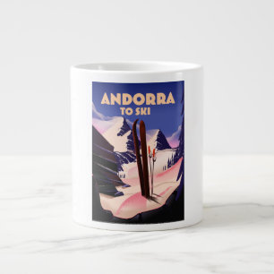 Andorra Skipposter. Jumbo-Tasse