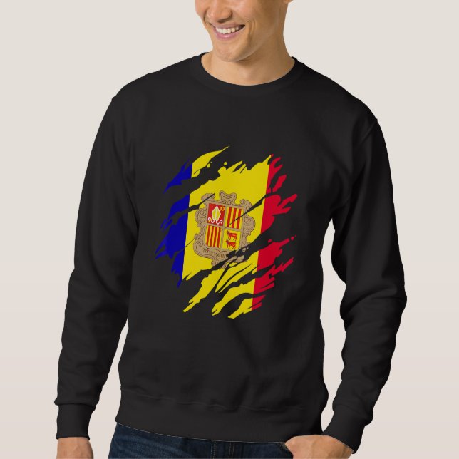 Andorran Flag Andorra Sweatshirt (Vorderseite)