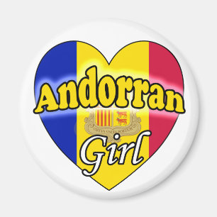 Andorran Girl Magnet