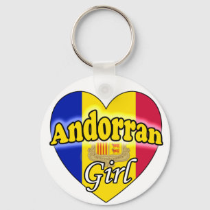 Andorran Girl Schlüsselanhänger