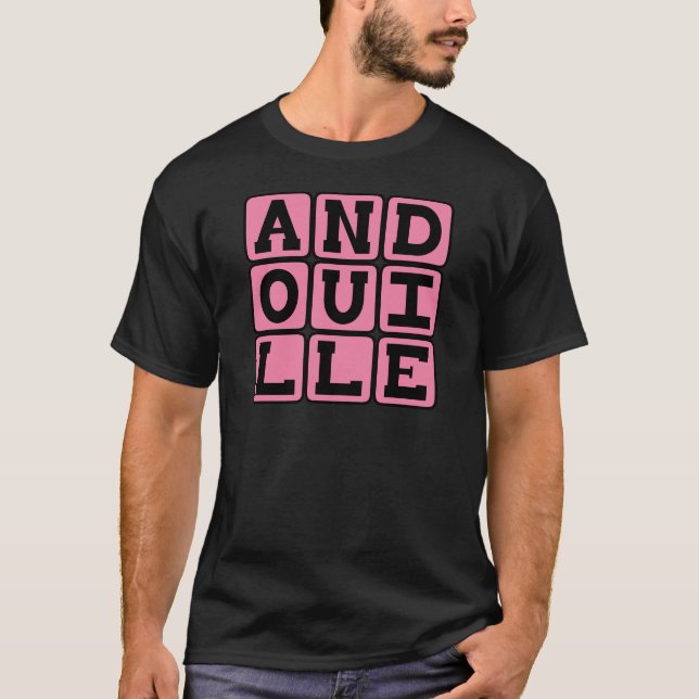 Andouille, leckere Wurst T-Shirt (Vorderseite)