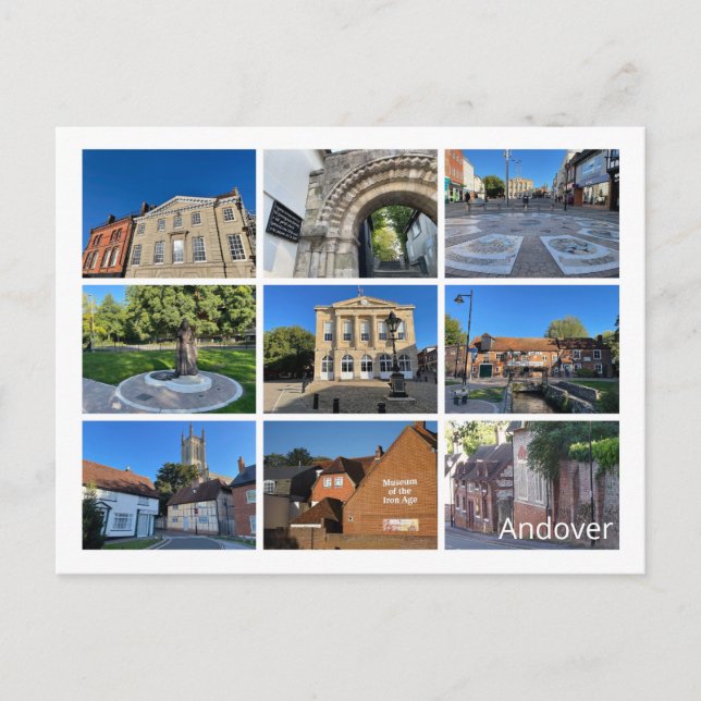 Andover Postkarte (Vorderseite)