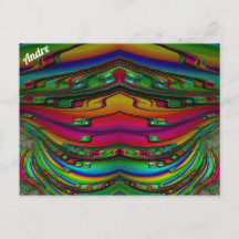 ANDRE ~ 3D-Fraktal Design Muster ~ Multicolor
