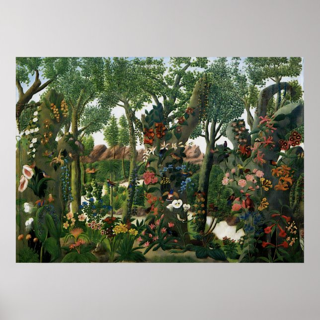 Andre Bauchant - Vintages Paradies Poster (Vorne)