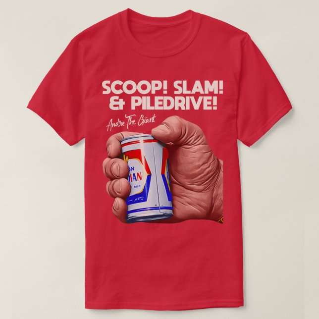 Andre der Riesenbär T-Shirt (Design vorne)