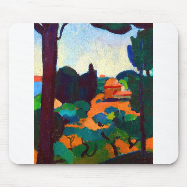 Andre Derain Landschaft in Cassis Mousepad (Vorne)