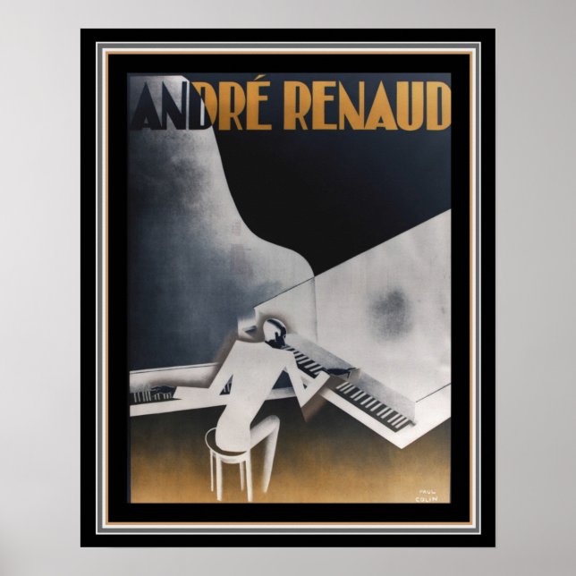 Andre Renaud Dual Pianos Deko Poster 16 x 20 (Vorne)