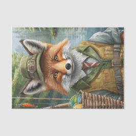 Andre the Fishing Fox, Outdorrsman Seidenpapier