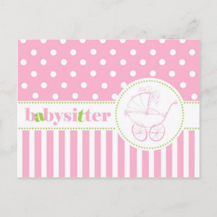 Andrea Babysitter Postkarte