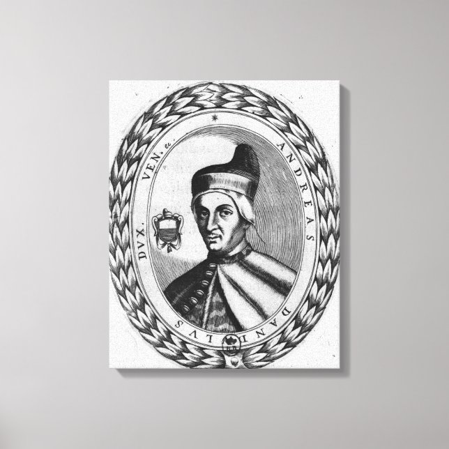 Andrea Dandolo Leinwanddruck (Vorderseite)