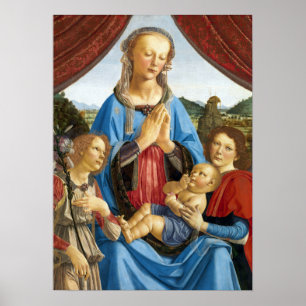 Andrea del Verrocchio Jungfrau und Kind Poster