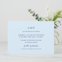 Andrea Himmelblau Elegante Hochzeit