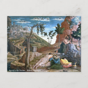 Andrea Mantegna Agony im Garten Postkarte
