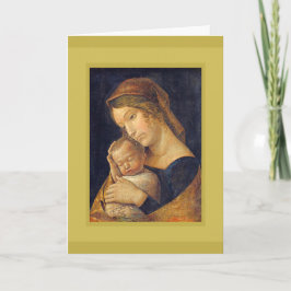ANDREA MANTEGNA MADONNA UND KINDERFERIENKARTE FEIERTAGSKARTE