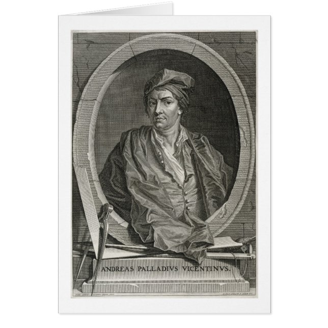Andrea Palladio (1508-80) graviert durch Bernard (Vorne)