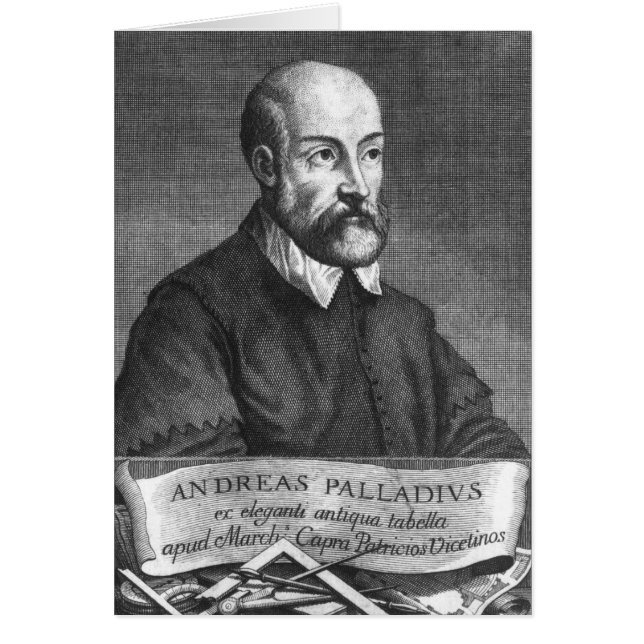 Andrea Palladio graviert von Francesco (Vorne)