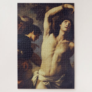 Andrea Vaccaro: St. Sebastian Barocke Kunst Puzzle