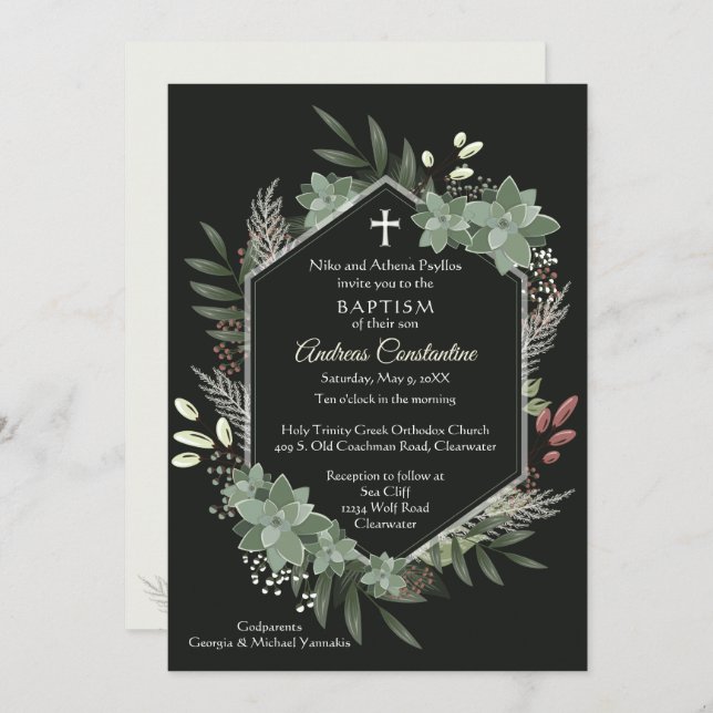 Andreas Invitation One Einladung (Vorne/Hinten)