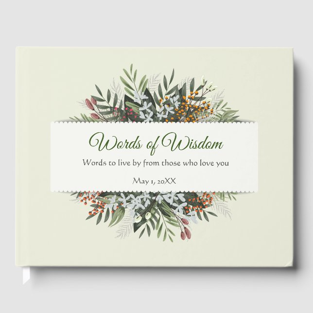 Andreas "Words of Wisdom" Gästebuchbuch Gästebuch (Vorderseite)