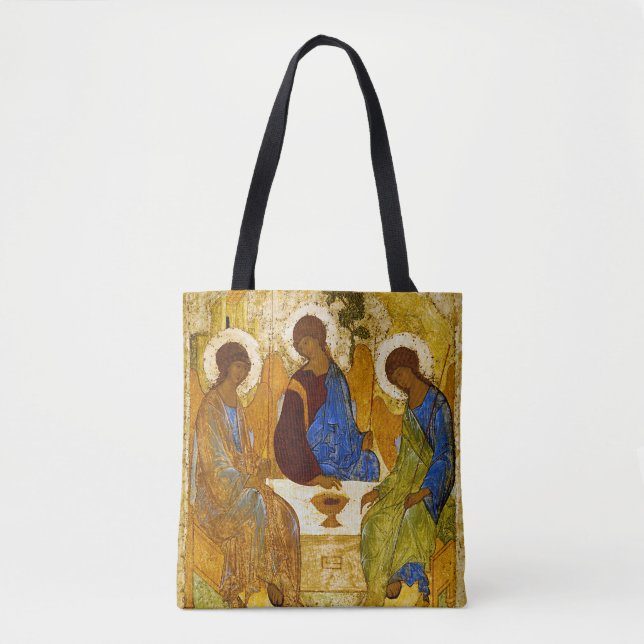 Andrei Rublev, "Heilige Dreifaltigkeit" (Vorderseite)