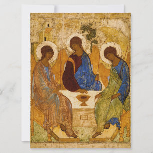 Andrei Rublev Heilige Dreifaltigkeit Icon-Orthodox Karte