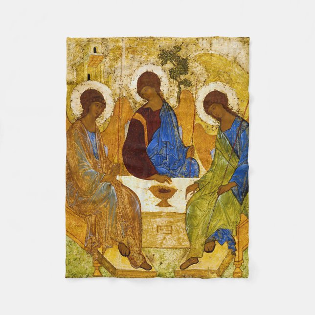Andrei Rublev, icon of the Trinity Fleecedecke (Vorderseite)