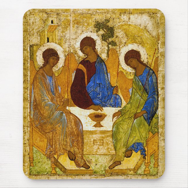 Andrei Rublev, icon of the Trinity Mousepad (Vorne)