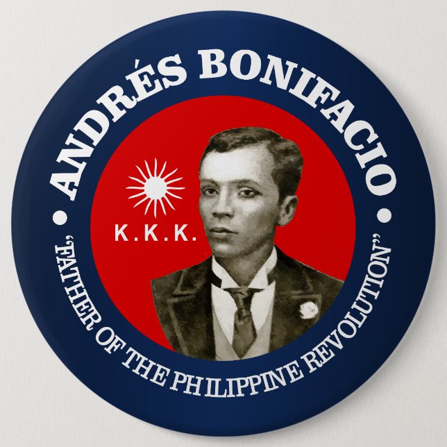 Andres Bonifacio Button (Vorderseite)