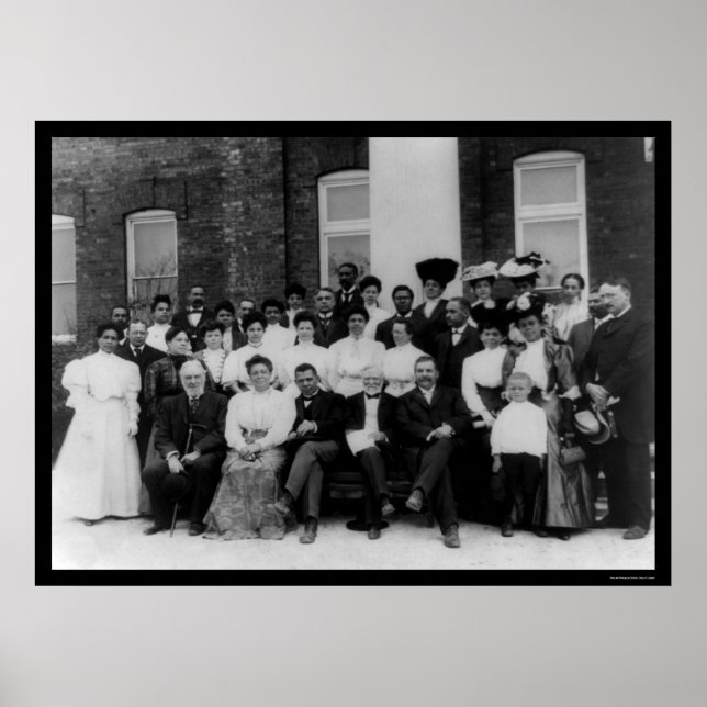 Andrew Carnegie am Tuskegee Institute 1906 Poster (Vorne)