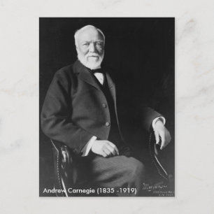 Andrew Carnegie Postcard Postkarte