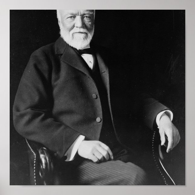 Andrew Carnegie Print Poster (Vorne)