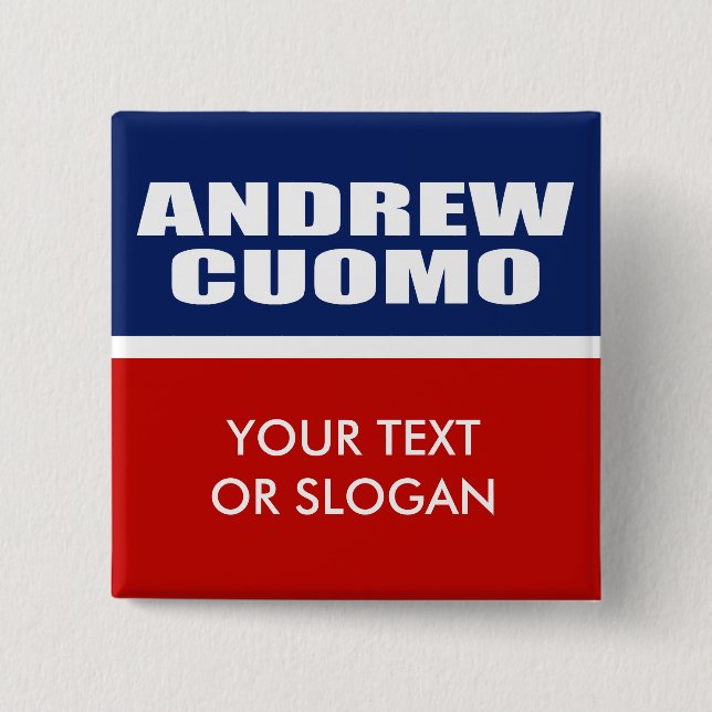 ANDREW CUOMO FÜR GOUVERNEUR BUTTON (Vorderseite)