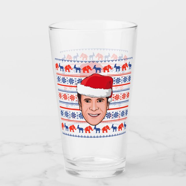 ANDREW CUOMO Weihnachten Glas (Vorderseite)