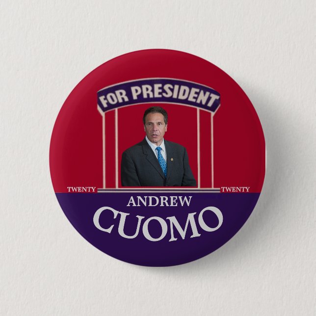 Andrew Cuomo zwanzig zwanzig Button (Vorderseite)