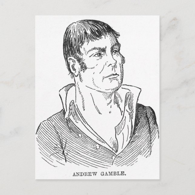 Andrew Gamble Postkarte (Vorderseite)