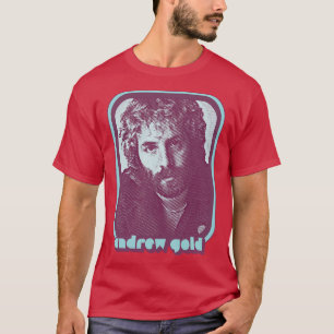 Andrew Gold 80er Retro ästhetisches Fan Art Design T-Shirt