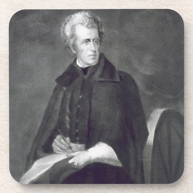 Andrew Jackson, 7. Präsident der Vereinigten Getränkeuntersetzer (Vorderseite)