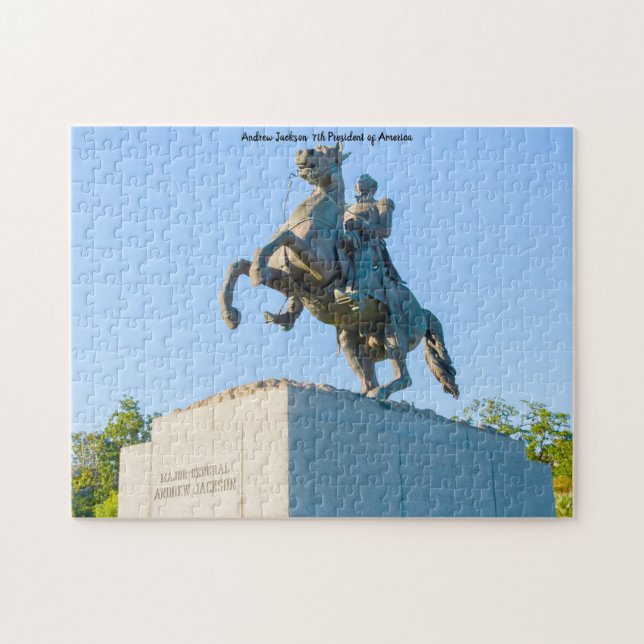 Andrew Jackson 7. Präsident von Amerika. Puzzle (Horizontal)