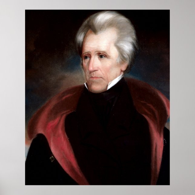 ANDREW JACKSON Gemälde von Ralph E. W. Earl Print Poster (Vorne)