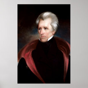 ANDREW JACKSON Gemälde von Ralph E. W. Earl Print Poster